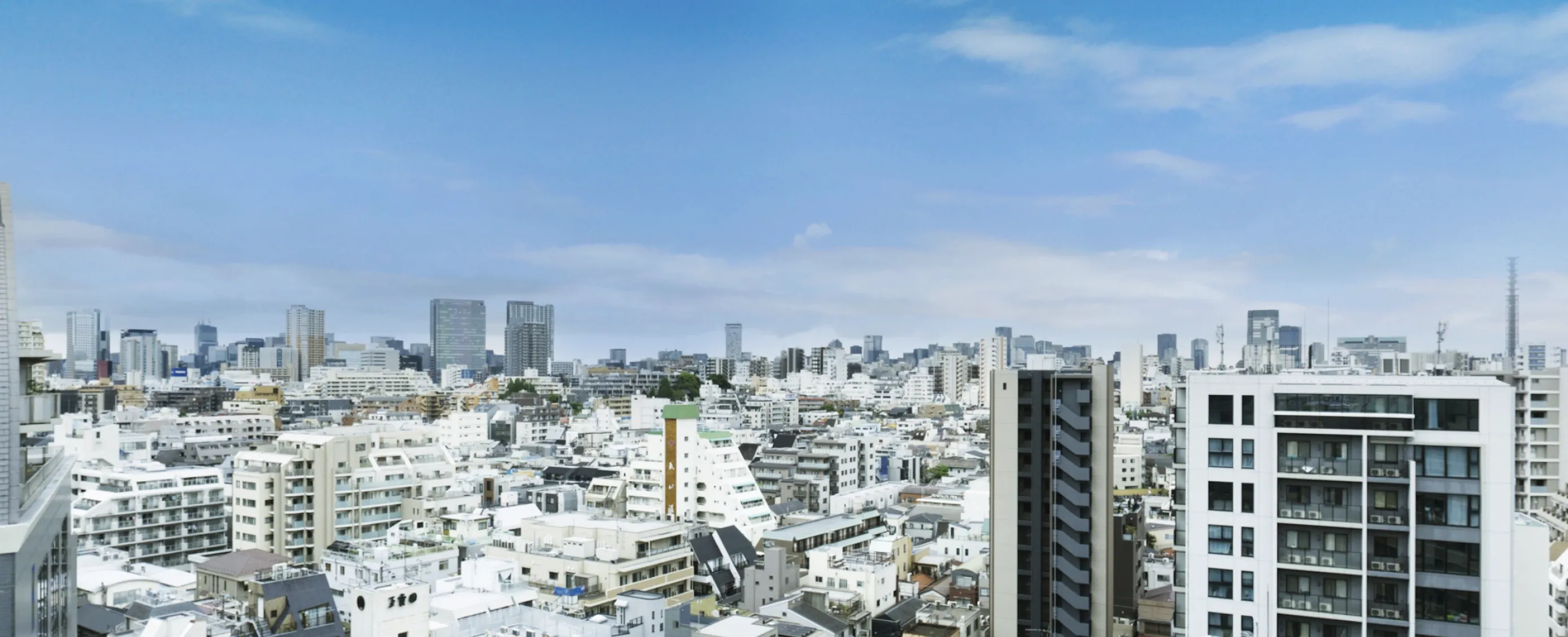 現地から南東方向を撮影（13階相当・高さ約37m）